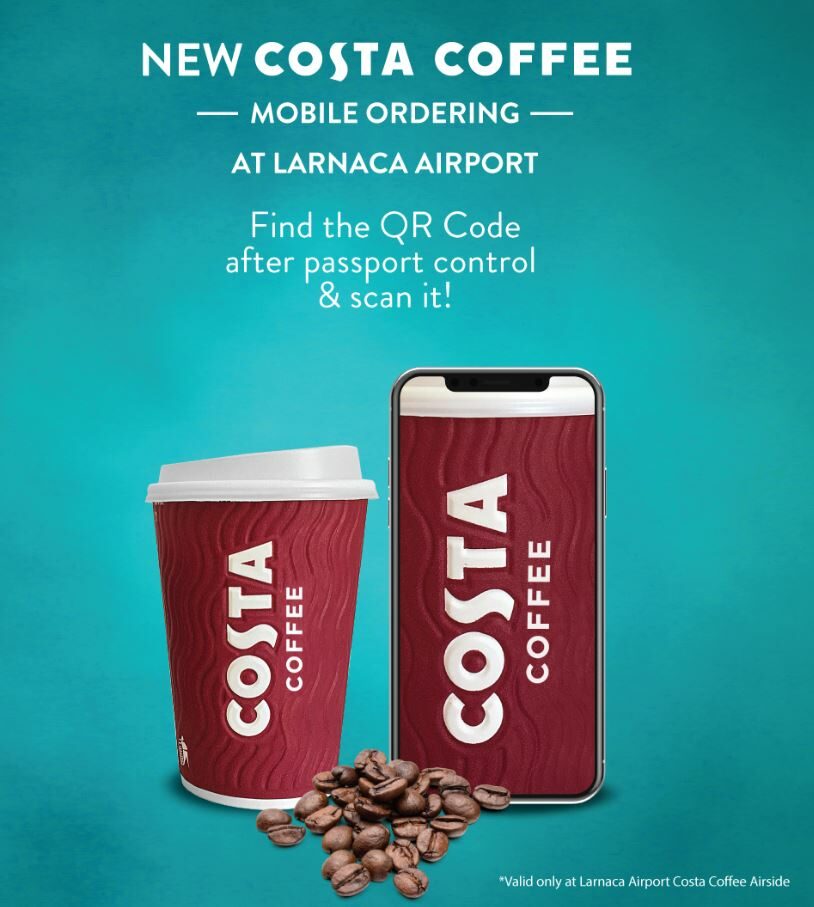 Costa Coffee Mobile Ordering Promotional Banner